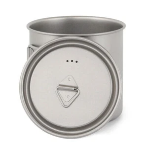 Outdoor 650ml Titanium Water Cup Coffee Cup Ultra Light And Large Capacity - Picture 1 of 6