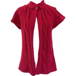 Vintage Kasper Knitted Double Button Open Cardigan - Picture 1 of 5