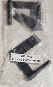 2" Stainless Steel Shutter Jamb Pintel-Pair-Black-Hardware - Picture 1 of 2