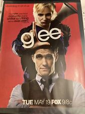 Original Ad For Glee With Jane Lynch And Matthew Morrison  Great For Framing