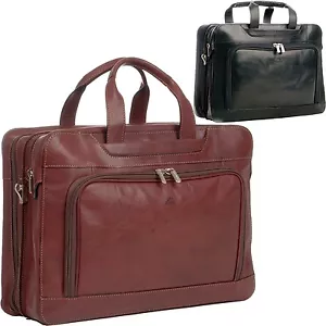 TONY PEROTTI Lehrertasche Aktentasche Dozententasche Schule Büro Tasche Leder - Bild 1 von 9