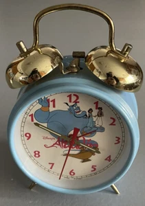 Disneys Aladdin Genie Wecker hellblau getestet & funktionsfähig - Bild 1 von 9