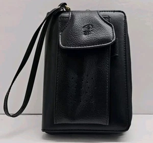 Vintage Philippe Amiel Personal Planner Organizer Calculator Binder Black  - Picture 1 of 8