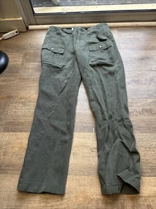Vintage CC Filson Pants Virgin Wool Cargo Mens Size 34 FITS 32x30 185 Trouser - Picture 1 of 8