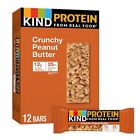 Kind Protein Bars Crunchy Peanut Butter Healthy Snacks Gluten Free 12G Protei...
