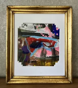 Danish Artist Rolf Gjedsted Abstract Composition Modern Art Berlin Frame - Picture 1 of 16