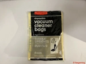 NEW Rubbermaid Vac Bags Eureka Uprights Style F & G 4-Pack No 0301 - Picture 1 of 2
