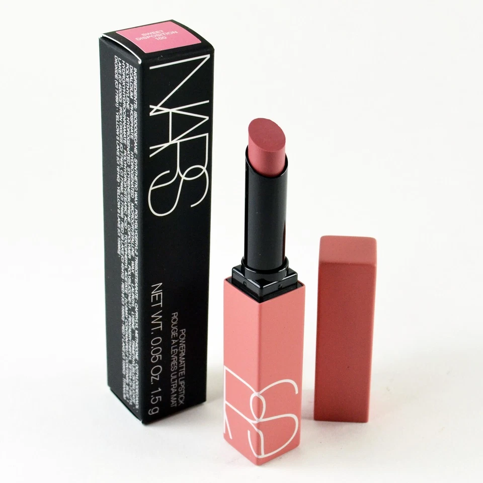 Nars Powermatte Lipstick SWEET DISPOSITION 100 - Full Size 0.05 Oz. / 1.5 g New - Image 1 of 1