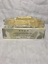 Vintage New 1995 Avon 1958 Ford Edsel Decanter with Black Suede After Shave