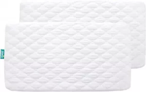 Toddler Baby Crib Mattress Cover Waterproof Comfort Soft Pad 52"x 28" 2 Pack - Picture 1 of 8
