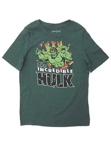 The Incredible Hulk Boys Green Short Sleeve Superhero Tee Shirt T-Shirt - Picture 1 of 1