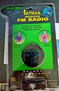 Batman Forever, Batman Medallion FM Radio Micro Games of America 1995 - Picture 1 of 1