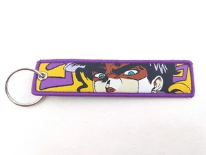 JoJo's Bizarre Adventure Jotaro Joestar Anime Fabric Keychains Patch Weaved 5" - Picture 1 of 5