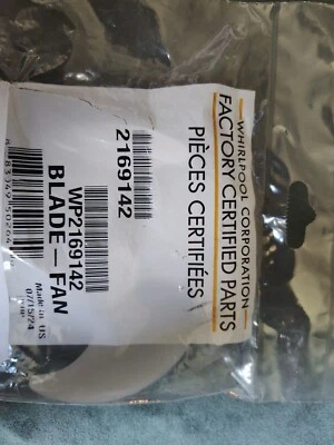 Nuevo OEM 2169142 Ventilador Evaporador Motor Hoja Whirlpool Refrigeradores WP2169142 Foto 1 de 2