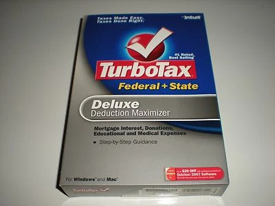 Turbotax 2006 Deluxe with state. Turbo tax.  New. - Image 1 of 2