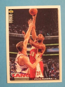 Upper Deck Basketball TRADING CARD 1995-1996 ANDREW LANG, Atlanta Hawks #5 - Picture 1 of 2