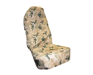 1 Sitzbezug Flecktarn Camouflage Wüstentar Werkstattschoner Jagd Wald Schonbezug - Picture 1 of 1