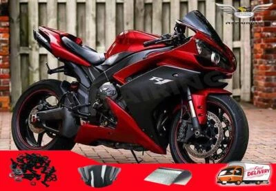 Molde de inyección NTU carenado ABS de plástico rojo apto para Yamaha YZF R1 2007 2008 h033 Foto 1 de 4