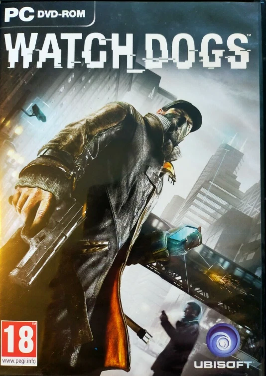 Watchdogs - UK PC DVD Rom   Watch Dogs Ubisoft Pegi 18 - Image 1 of 1