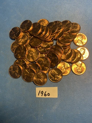 BU 1960 Lincoln Cent Roll Cover