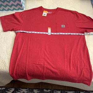 Carhartt men’s loose fit red T-shirt size large - NEW with tag - Picture 1 of 10