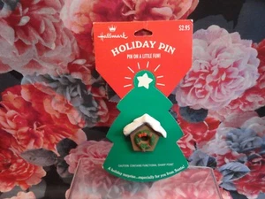 Hallmark Keepsake Holiday PIiN CHRISTMAS BIRD HOUSE New UNOPENED - Picture 1 of 3