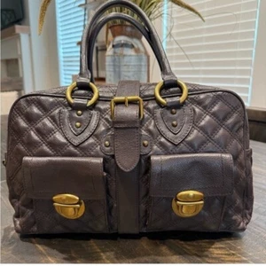 RARE Hard to find VINTAGE Marc Jacobs Quilted Leather  Venetia Satchel Handbag - Picture 1 of 11