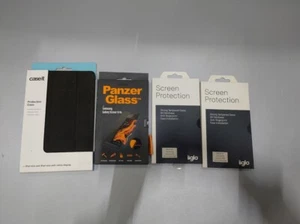 LOT OF 4 Caseit Protective Case & Panzer Glass Screen Protectors - Picture 1 of 11