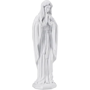 Figura decorativa Santa Vergine Maria 30cm versione bianca - Foto 1 di 1