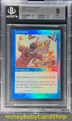 MTG Urza's Legacy Foil 1999 Levitation BGS 9.0 MINT Silver Age Staple - Image 1 of 4