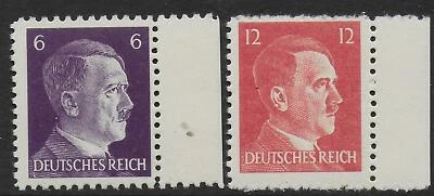 German Reich stamps 1944 MI Propaganda 15-16 signed MNH VF - Image 1 of 2
