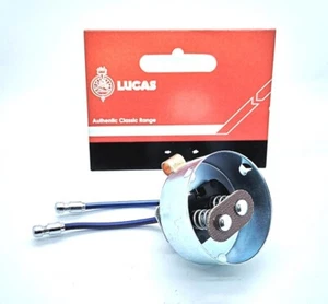 Soporte de bombilla genuino Lucas BPF para motocicletas británicas preenfoque LU554602 - Imagen 1 de 3