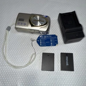 Olympus Stylus 410 Digital 4.0MP Camera With Charger & 2 Batteries Working! - Picture 1 of 13