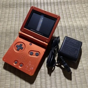 Nintendo Game Boy Advance SP Charizard Edition with charger Red 2004 Japan Used - Picture 1 of 12