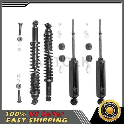 4 Amortiguadores delanteros traseros puntales para Oldsmobile Cutlass Cruiser 3,8 L 1983 1982 1981 Foto 1 de 4