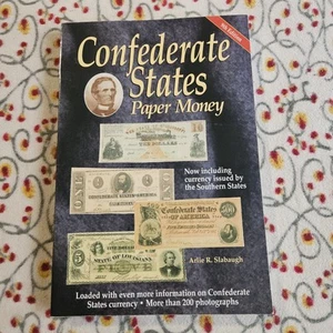 1998 9th Edition Confederate States Paper Money Paperback Book Slabaugh, Arlie R - Bild 1 von 8