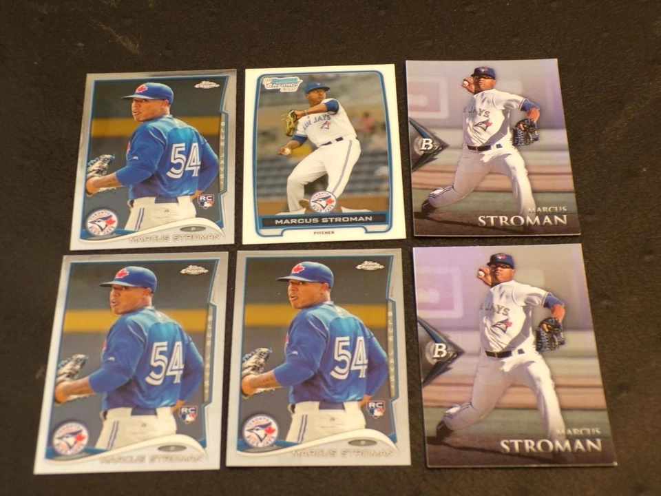 2013-2014 Bowman-Topps Chrome+ lot of 6 MARCUS STROMAN RCs Rookie! BLUE JAYS! - Image 1 of 1