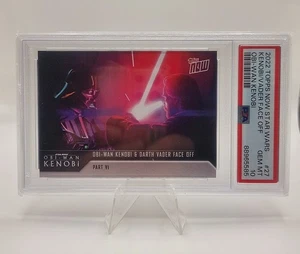 2022 TOPPS NOW STARS OBI-WAN KENOBI KENOBI & DARTH VADER FACEOFF PSA 10 - Picture 1 of 1