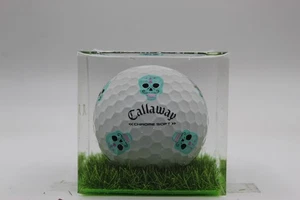 2x2” Handmade Callaway  Chromesoft - Sugar Skull - Logo Golf Ball In Resin - Picture 1 of 5