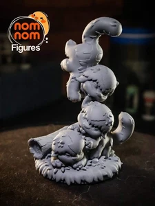 Chibi Baby Sky Bison Trio | 3-Inch Resin Model Kit | DIY Avatar: The Last Airben - Picture 1 of 8