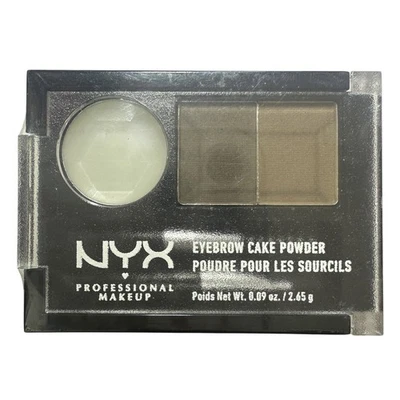 NYX Eyebrow Cake Powder ECP05 Brunette, 2.65g, NEW, SEALED - Image 1 of 4