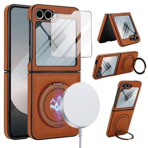 Custodia cavalletto anello protezione schermo per Samsung Galaxy Z Flip 7 6 5 4 - Foto 1 di 57