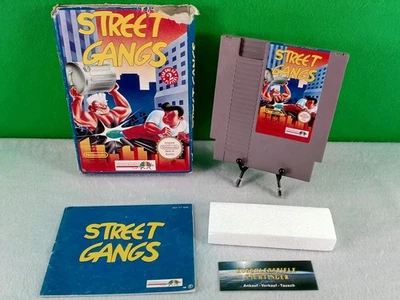 Street Gangs Nintendo NES !! + OVP Originalverpackung + Anleitung !! - Bild 1 von 4