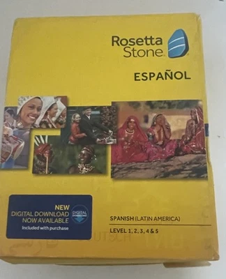 Rosetta Stone Spanish (Latin America) Level 1-5 1 2 3 4 5 6-Disc Set Version 4 - Image 1 of 4