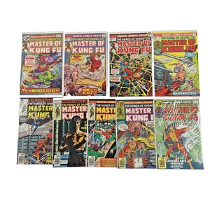 Lote de 9 cómics Master of Kung Fu (Marvel Comics 1974) #31-77 - Imagen 1 de 10