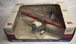 Lockheed Vega Model 5B Plane Bank Die Cast First Edition Sentry Hardware - Picture 1 of 18