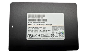 MZ-7LM1T90 SAMSUNG PM863 1.92TB SATA 6Gbps 2.5'' ENT SSD MZ7LM1T9HCJM { TESTED } - Afbeelding 1 van 2
