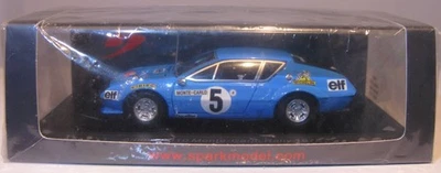 Spark 1:43 S5493 Blue Alpine A310 #5 Monte-Carlo Rally 1975 Thérier/Vial - Image 1 of 3