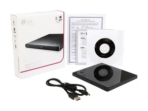 LG External CD/DVD Rewriter With M-Disc Mac & Surface Support (Black) - Model - Picture 1 of 5