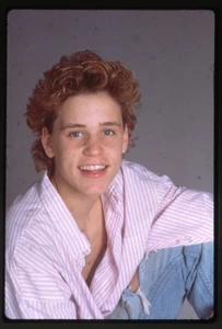Watchers Corey Haim Photo Shoot Original 35mm Transparency Stamped 1988 - Picture 1 of 1